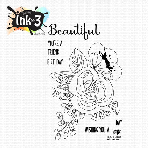 Kitty Snow Day 4x6 stamp set